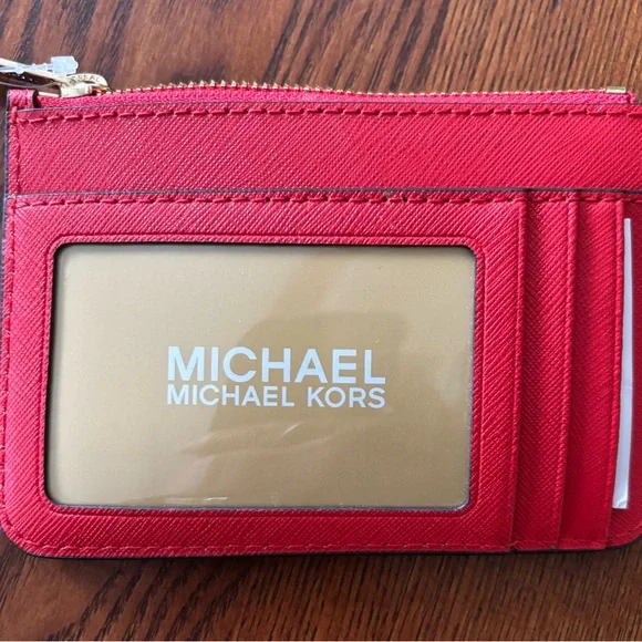 Michael Kors Red Wallet - Picture 2 of 3
